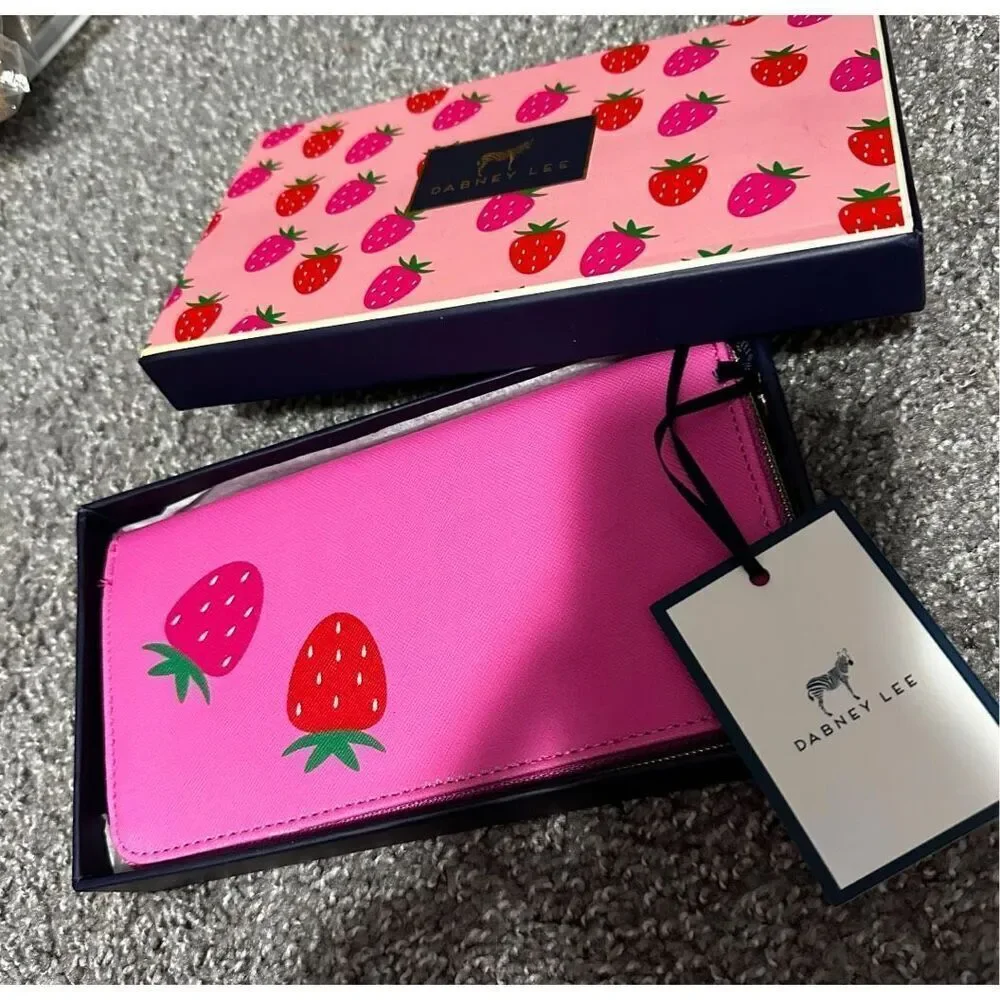 Dabney Lee Strawberry Clutch Wallet NWT